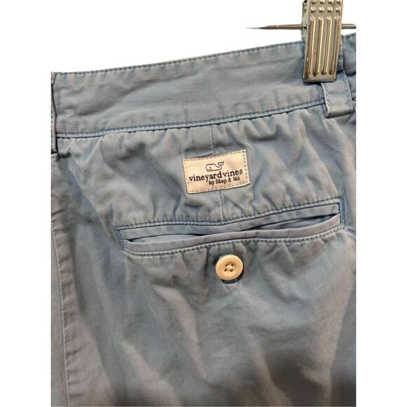 Vineyard Vines By Shep & Ian Light Blue Flat Front Chino Club Short Size 30 - Picture 7 of 14